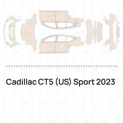 PPF prédécoupé Cadillac CT5 (US) Sport 2023