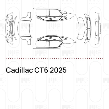 PPF prédécoupé Cadillac CT6 2025