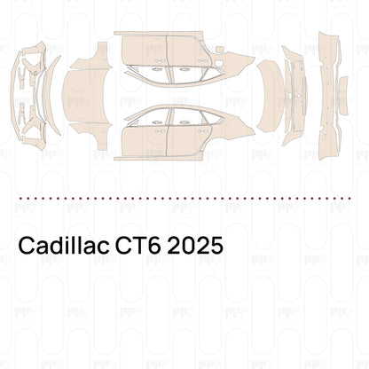 PPF prédécoupé Cadillac CT6 2025