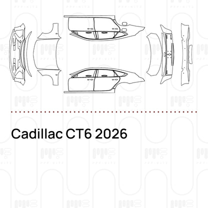 PPF prédécoupé Cadillac CT6 2026