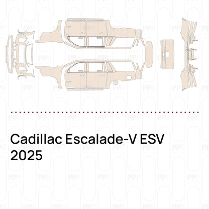 PPF prédécoupé Cadillac Escalade-V ESV 2025