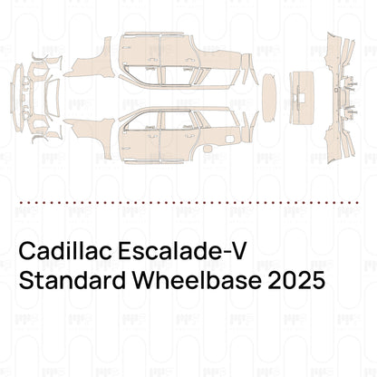 PPF prédécoupé Cadillac Escalade-V Standard Wheelbase 2025
