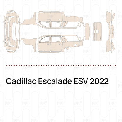 PPF prédécoupé Cadillac Escalade ESV 2022
