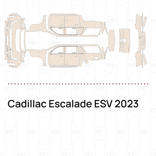 PPF prédécoupé Cadillac Escalade ESV 2023