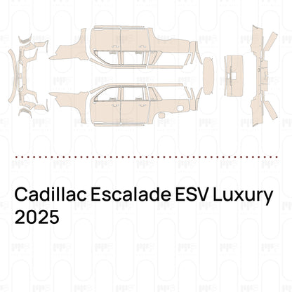 PPF prédécoupé Cadillac Escalade ESV Luxury 2025