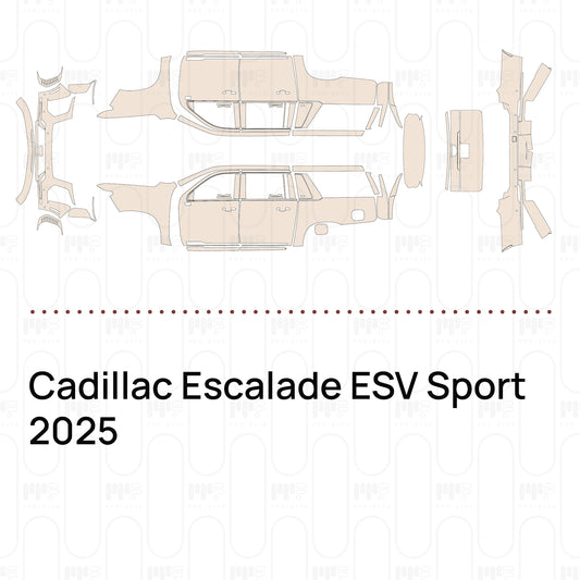 PPF prédécoupé Cadillac Escalade ESV Sport 2025