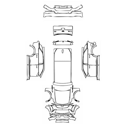 Pre-Cut PPF Cadillac Escalade IQ Sport 2025 - PPF-Kits