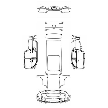 Pre-Cut PPF Cadillac Escalade Standard Wheelbase 2024 - PPF-Kits