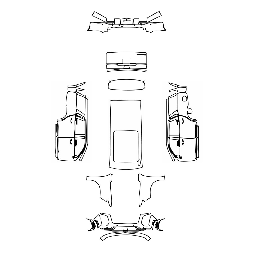 Pre-Cut PPF Cadillac Escalade Standard Wheelbase Luxury 2025 - PPF-Kits