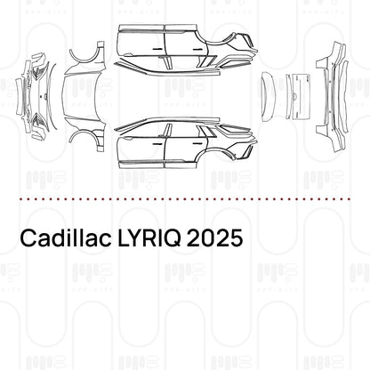 PPF prédécoupé Cadillac LYRIQ 2025