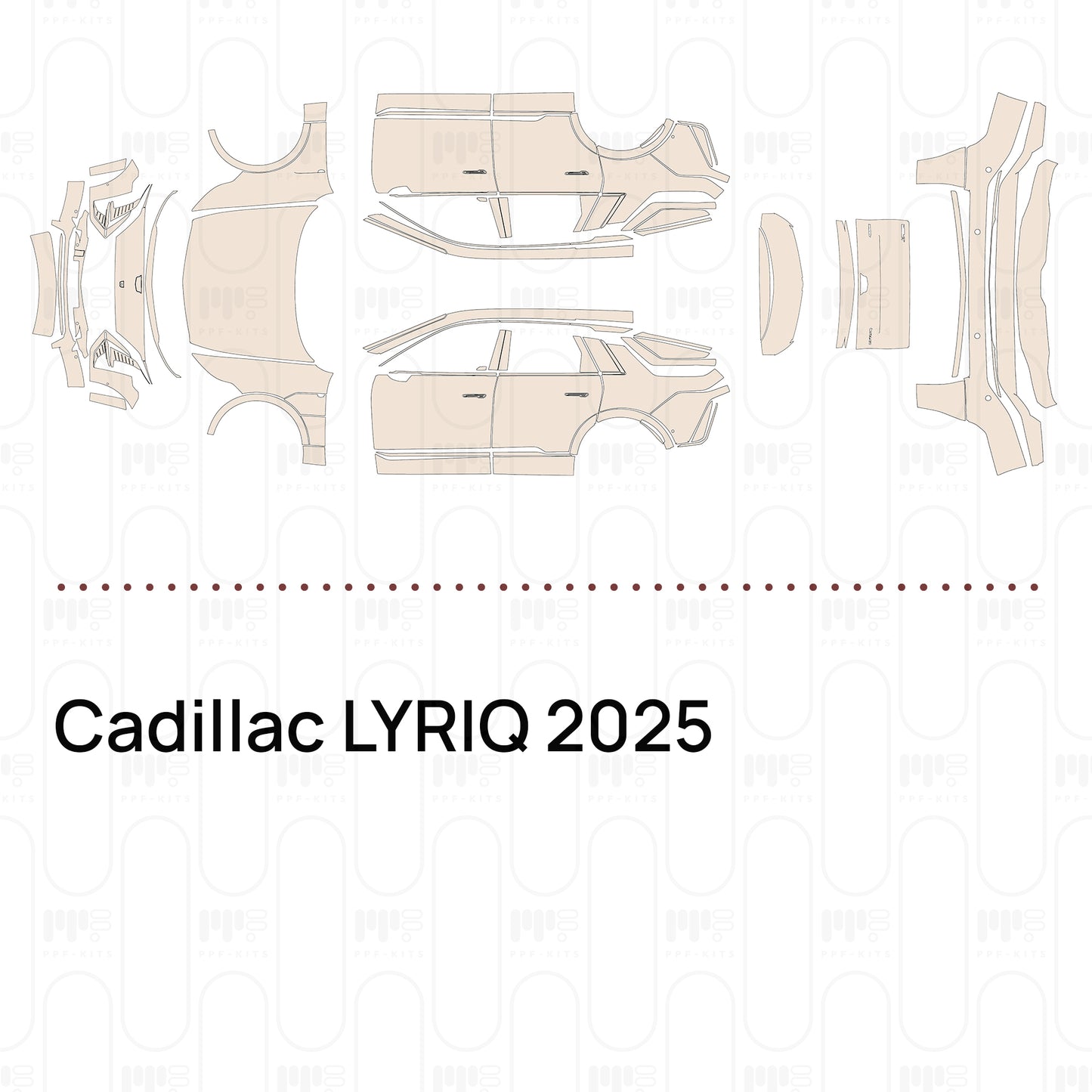 PPF prédécoupé Cadillac LYRIQ 2025