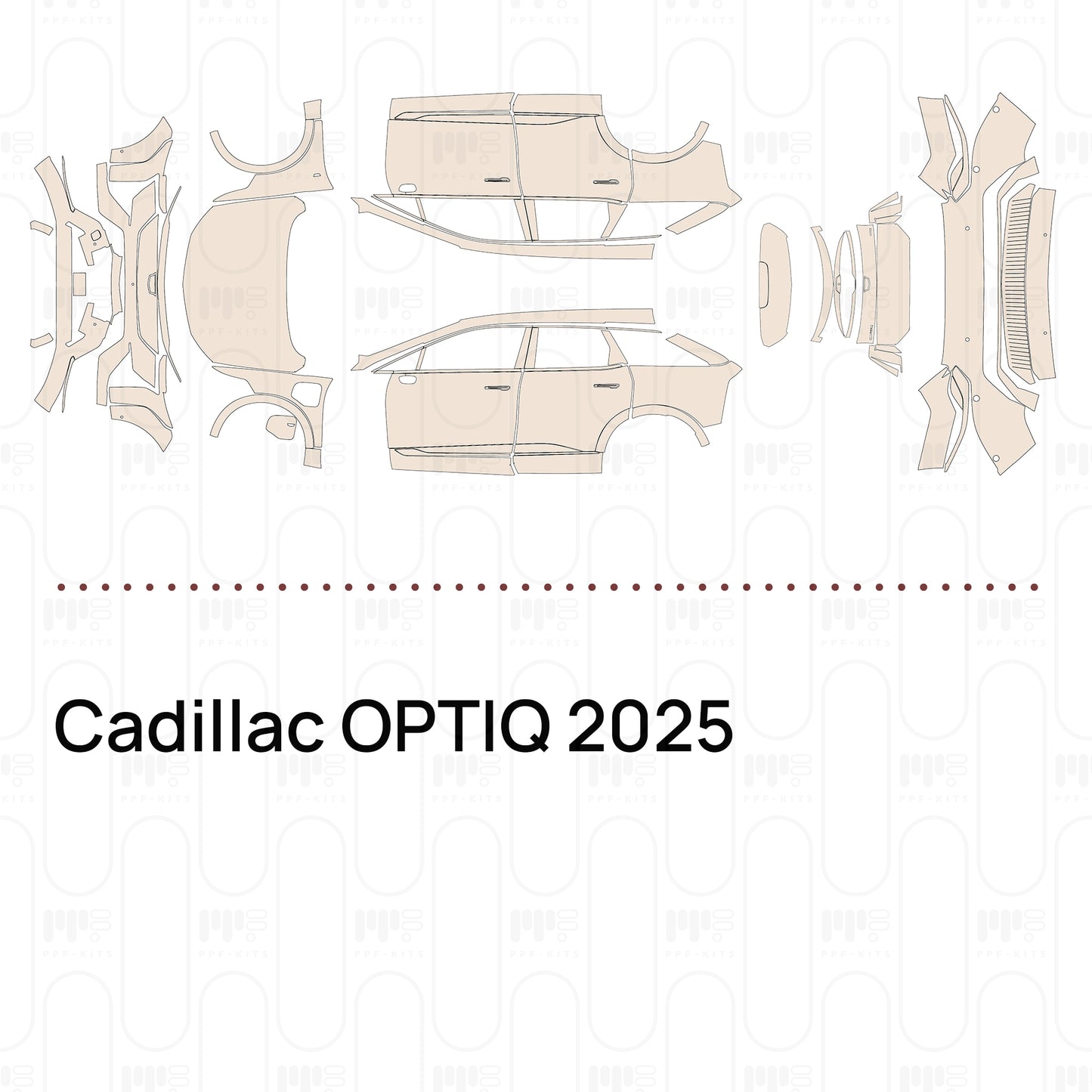 PPF prédécoupé Cadillac OPTIQ 2025
