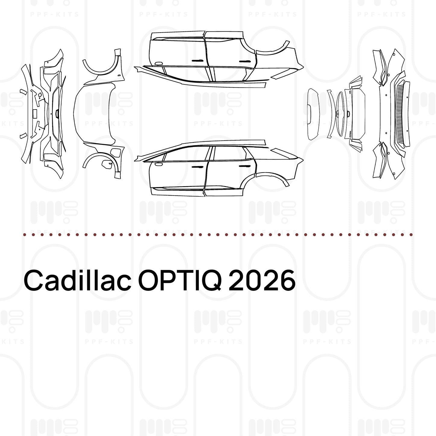 PPF prédécoupé Cadillac OPTIQ 2026
