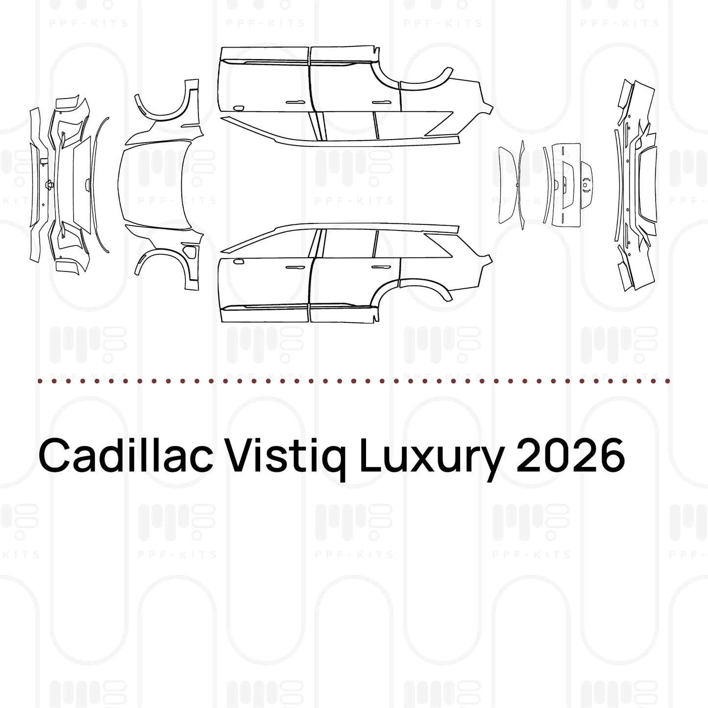 PPF prédécoupé Cadillac Vistiq Luxury 2026