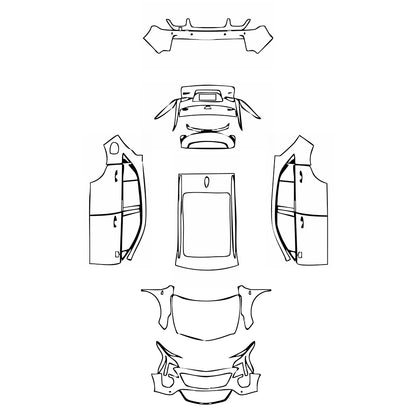 Pre-Cut PPF Cadillac XT4 2018 - PPF-Kits