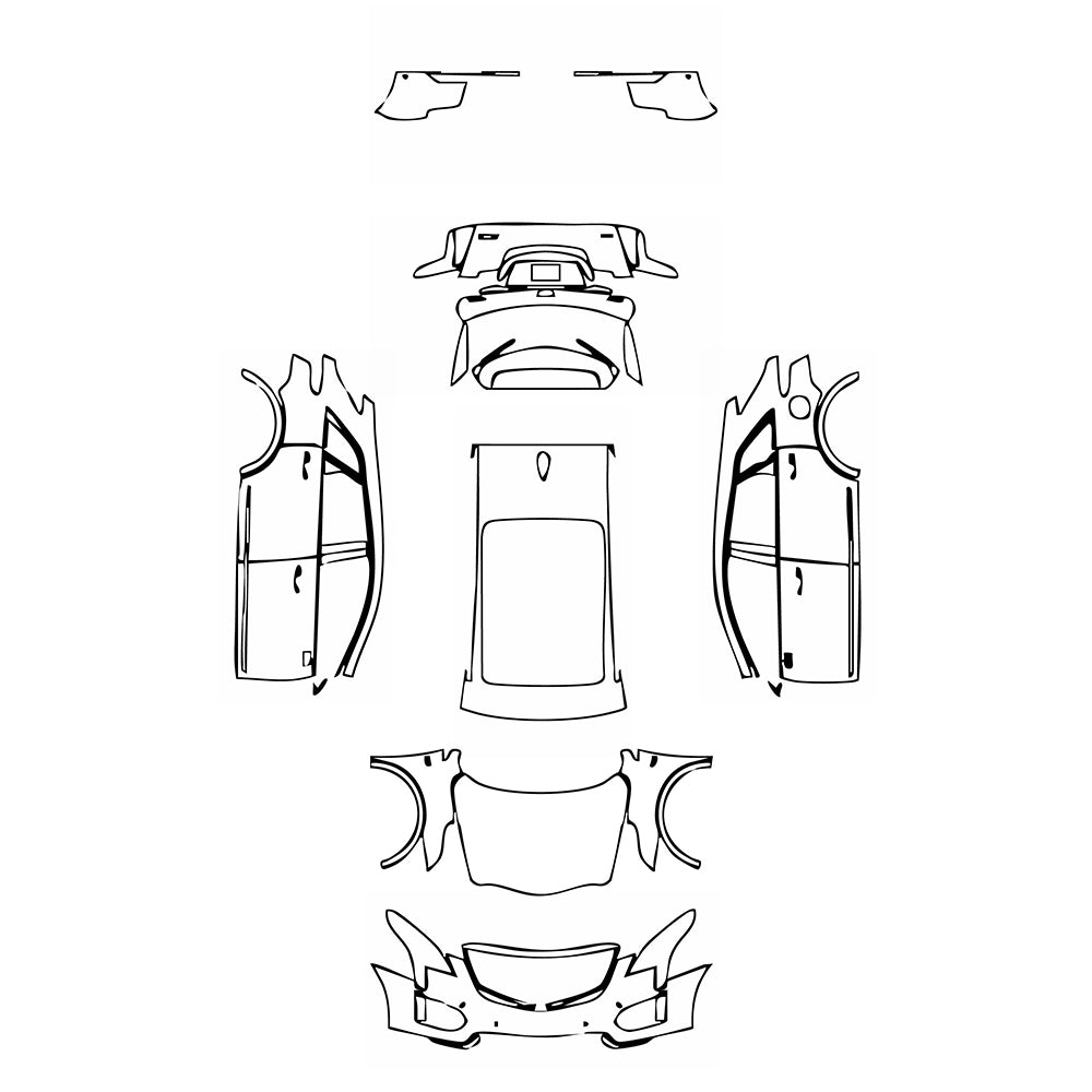 Pre-Cut PPF Cadillac XT5 2016 - PPF-Kits
