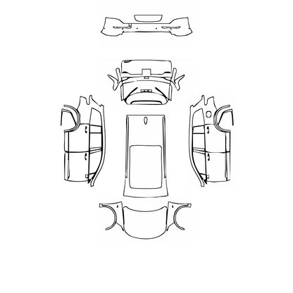 Pre-Cut PPF Cadillac XT6 Luxury 2021 - PPF-Kits