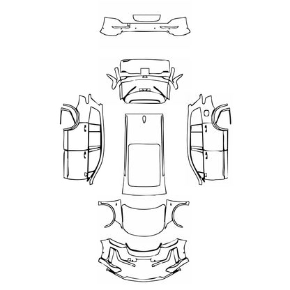 Pre-Cut PPF Cadillac XT6 Sport 2022 - PPF-Kits