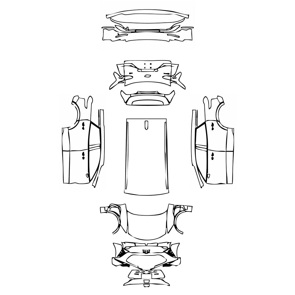 Pre-Cut PPF Chevrolet Blazer EV (US) LT 2025 - PPF-Kits