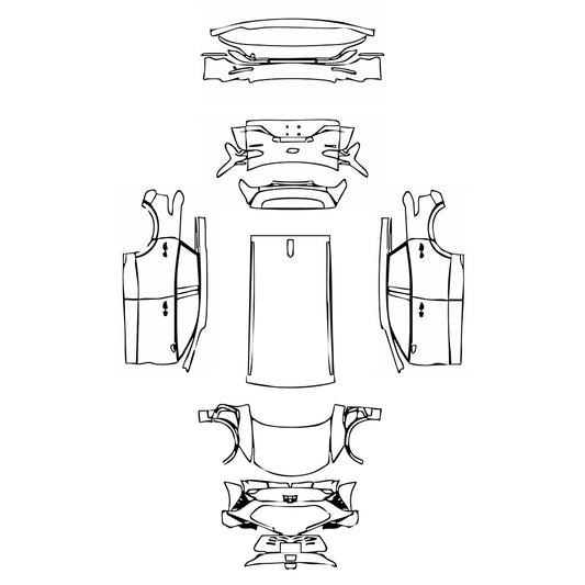 Pre-Cut PPF Chevrolet Blazer EV (US) RS 2025 - PPF-Kits