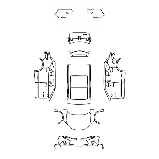 Pre-Cut PPF Chevrolet Blazer LT 2022 - PPF-Kits