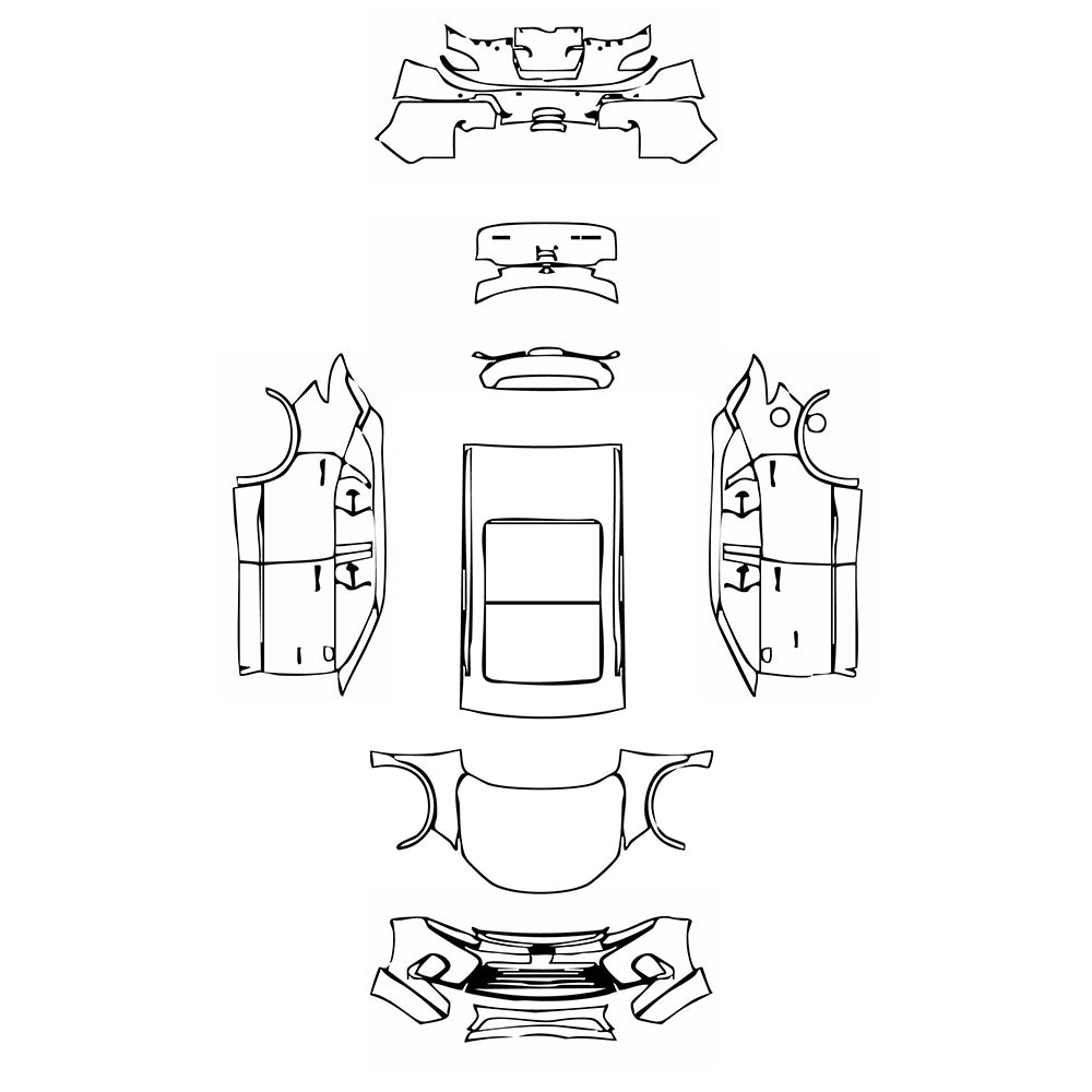 Pre-Cut PPF Chevrolet Blazer Premier 2024 - PPF-Kits