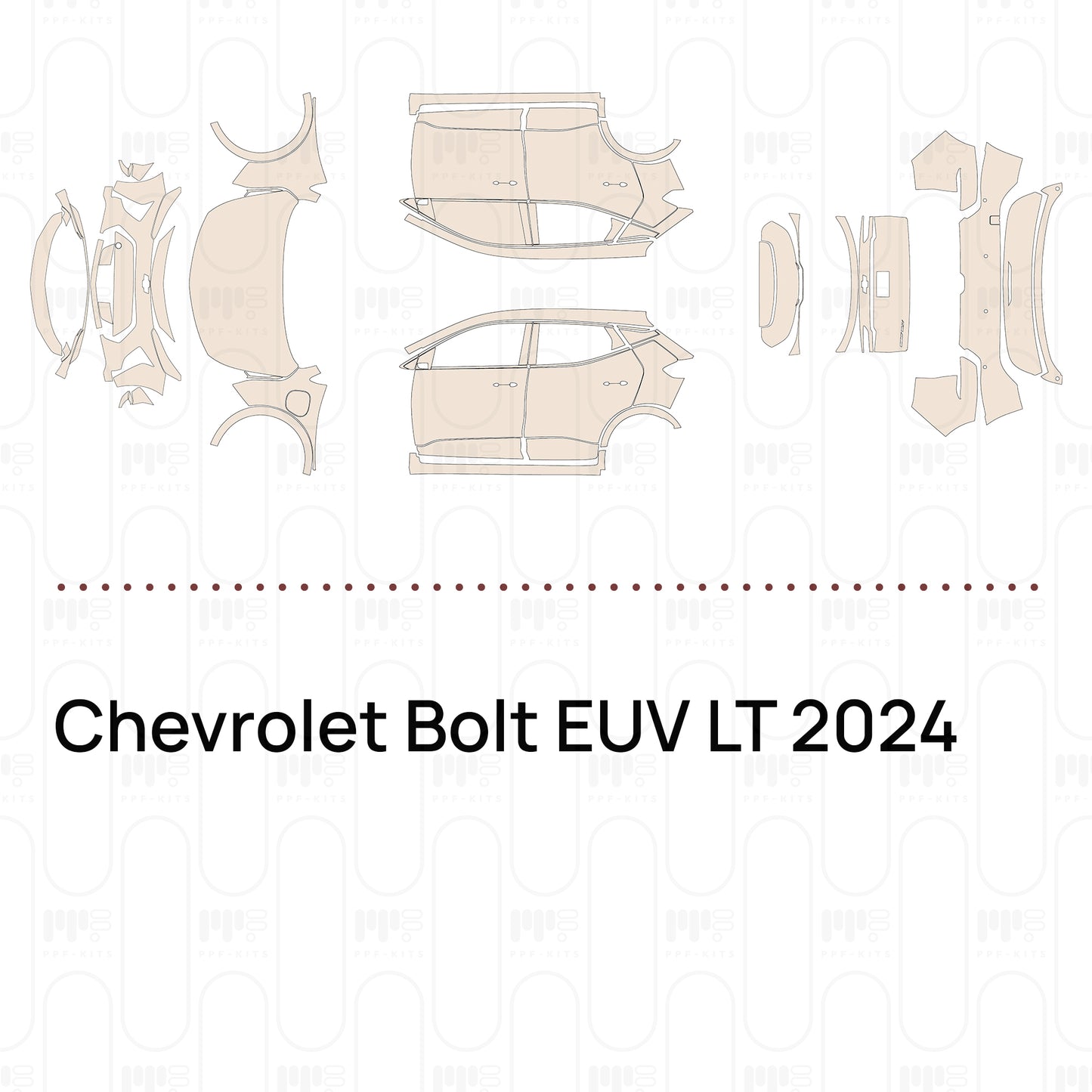 PPF prédécoupé Chevrolet Bolt EUV LT 2024