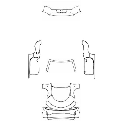 Pre-Cut PPF Chevrolet Camaro LT Convertible 2023 - PPF-Kits