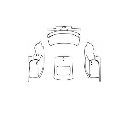 Pre-Cut PPF Chevrolet Camaro LT Coupe 2016 - PPF-Kits