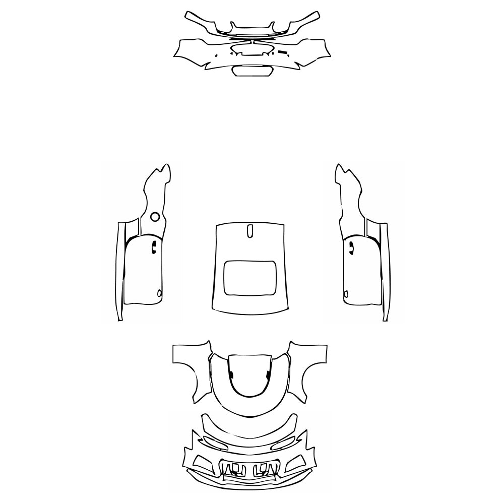 Pre-Cut PPF Chevrolet Camaro ZL1 Convertible 2018 - PPF-Kits