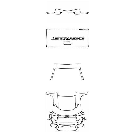 Pre-Cut PPF Chevrolet Colorado Crew Cab Trail Boss 2025 - PPF-Kits