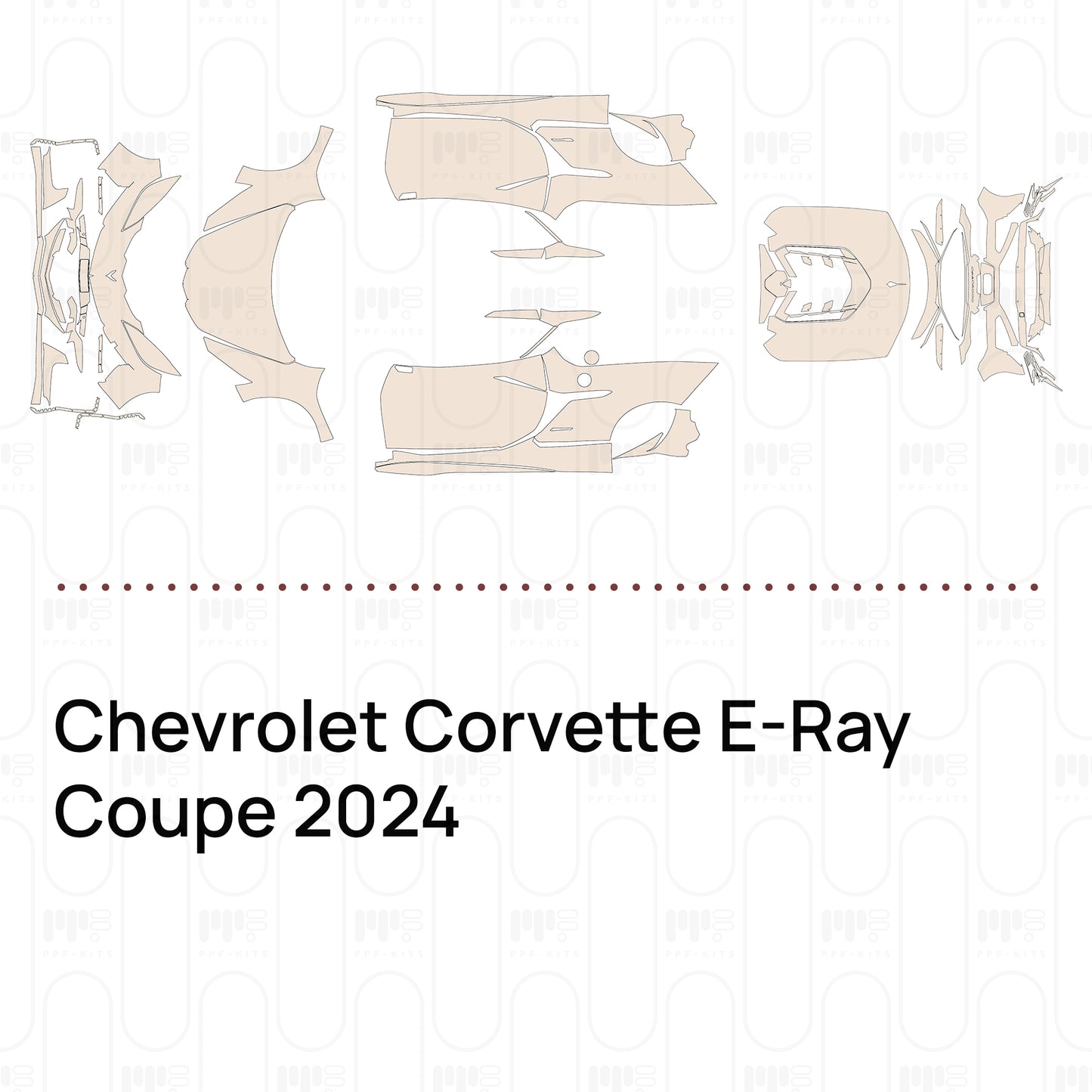 PPF prédécoupé Chevrolet Corvette E-Ray Coupe 2024