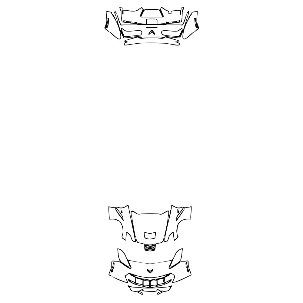 Pre-Cut PPF Chevrolet Corvette Stingray Convertible 2018 - PPF-Kits