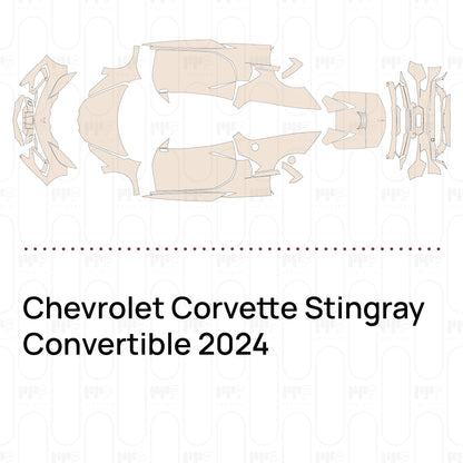 PPF prédécoupé Chevrolet Corvette Stingray Convertible 2024
