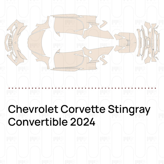 PPF prédécoupé Chevrolet Corvette Stingray Convertible 2024
