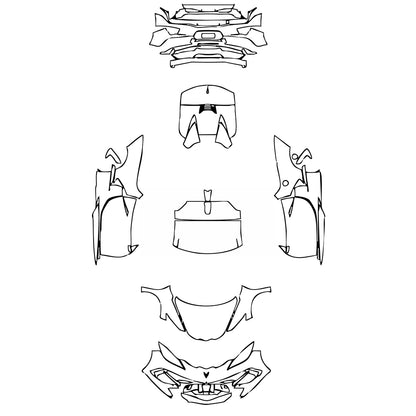 Pre-Cut PPF Chevrolet Corvette Stingray Convertible 2025 - PPF-Kits