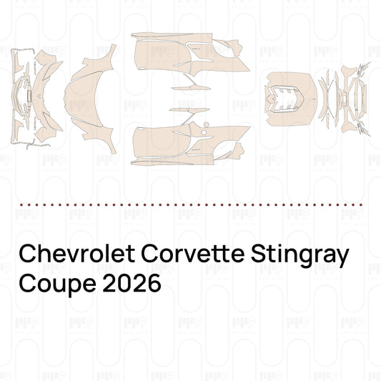 PPF prédécoupé Chevrolet Corvette Stingray Coupe 2026