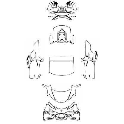 Pre-Cut PPF Chevrolet Corvette Z06 Coupe 2023 - PPF-Kits