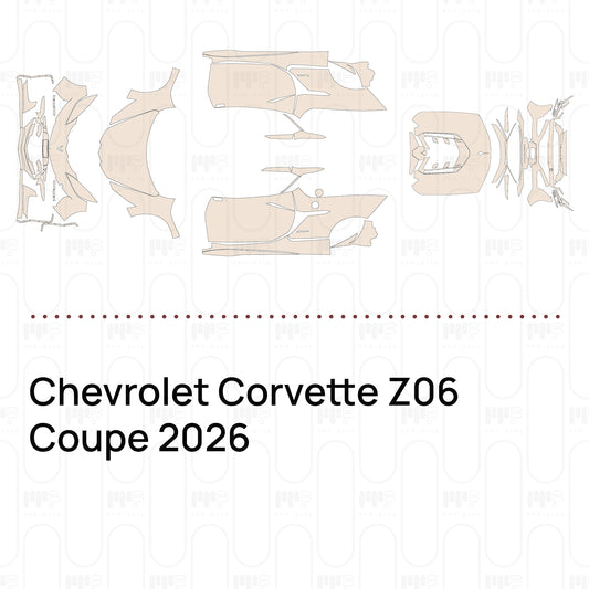 PPF prédécoupé Chevrolet Corvette Z06 Coupe 2026
