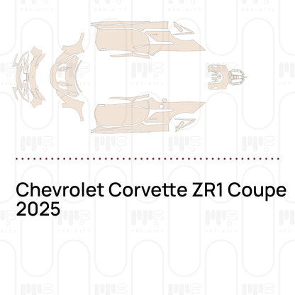 PPF prédécoupé Chevrolet Corvette ZR1 Coupe 2025