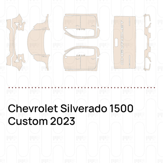 PPF prédécoupé Chevrolet Silverado 1500 Custom 2023