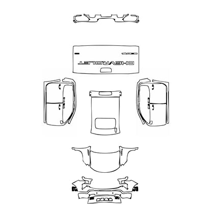 Pre-Cut PPF Chevrolet Silverado 1500 LTZ 2024 - PPF-Kits