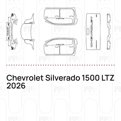 PPF prédécoupé Chevrolet Silverado 1500 LTZ 2026