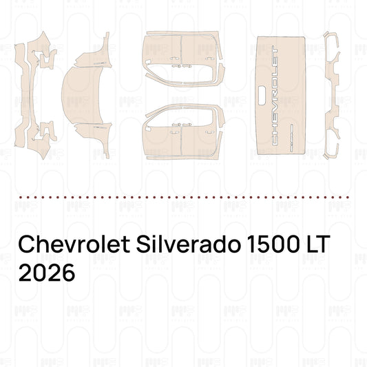 PPF prédécoupé Chevrolet Silverado 1500 LT 2026