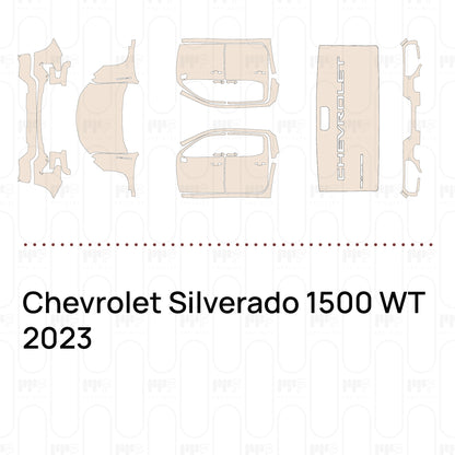 PPF prédécoupé Chevrolet Silverado 1500 WT 2023