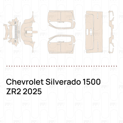PPF prédécoupé Chevrolet Silverado 1500 ZR2 2025