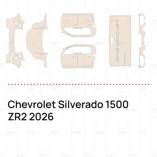 PPF prédécoupé Chevrolet Silverado 1500 ZR2 2026