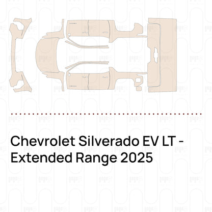 PPF prédécoupé Chevrolet Silverado EV LT - Extended Range 2025