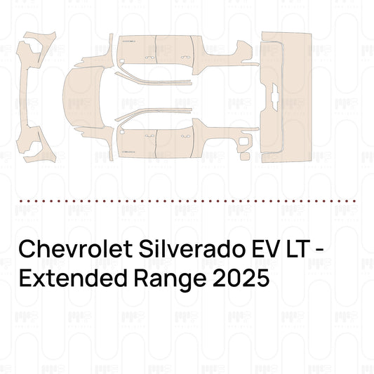 PPF prédécoupé Chevrolet Silverado EV LT - Extended Range 2025