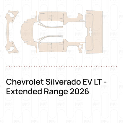 PPF prédécoupé Chevrolet Silverado EV LT - Extended Range 2026